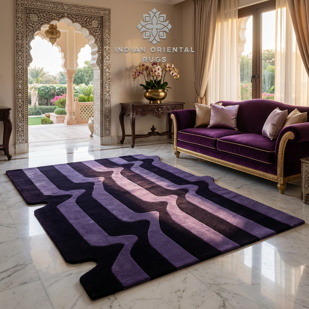 Hand-Tufted Oriental Wool Area Rug – Classic Timeless Design with Free Worldwide Shipping