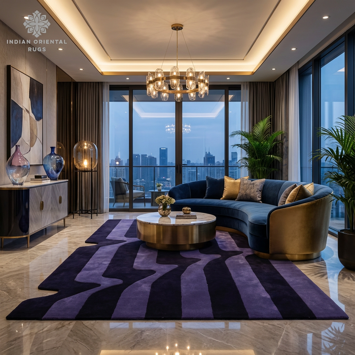 Hand-Tufted Oriental Wool Area Rug – Classic Timeless Design with Free Worldwide Shipping