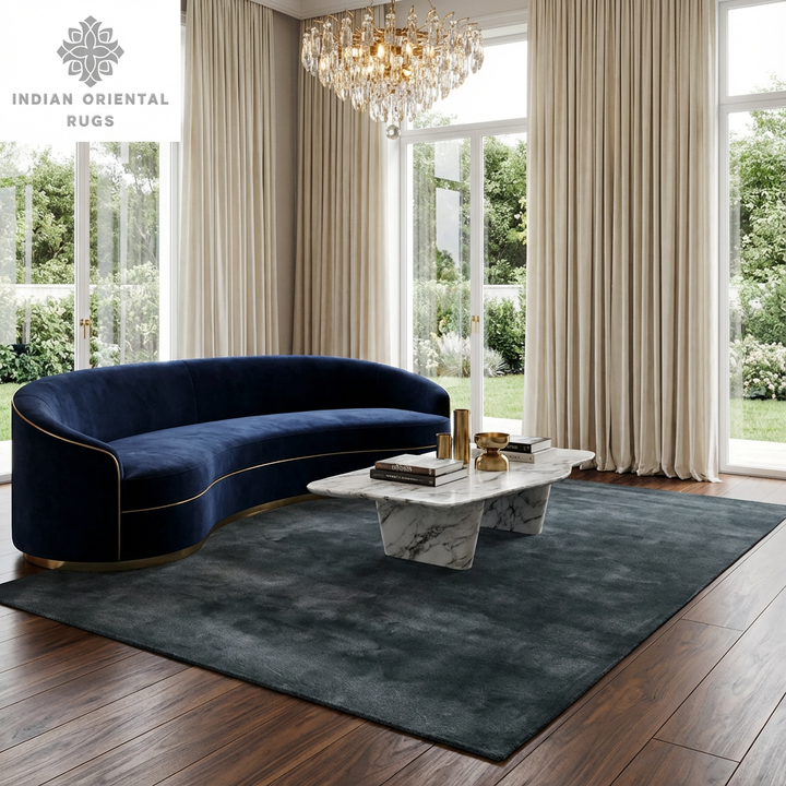 Hand‑Tufted Wool Area Rug – Classic Traditional Design with Free Worldwide Shipping
