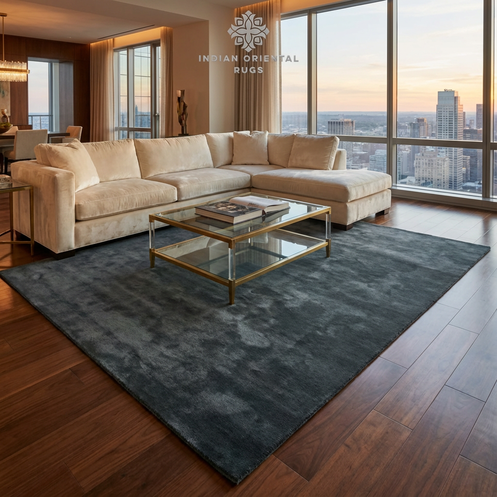 Hand‑Tufted Wool Area Rug – Classic Traditional Design with Free Worldwide Shipping