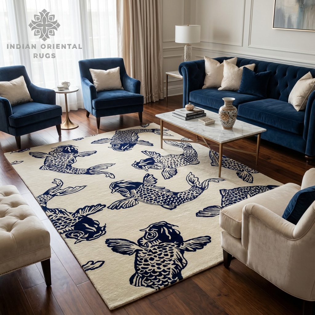 Hand Tufted Oriental Wool Rug — Premium Luxury Area Rug in Multiple Sizes