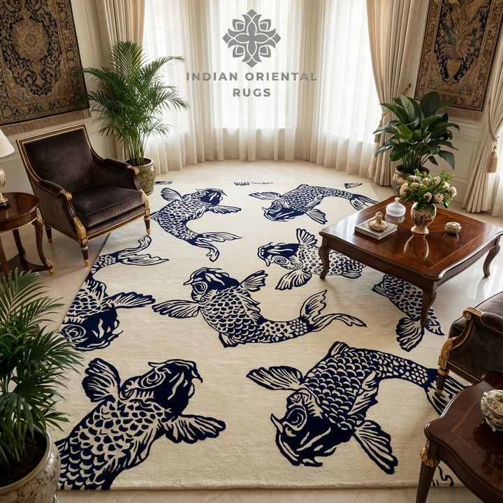 Hand Tufted Oriental Wool Rug — Premium Luxury Area Rug in Multiple Sizes
