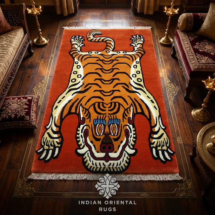 Hand-Knotted Classic Oriental Rug – Timeless Handcrafted Carpet for Elegant Interiors