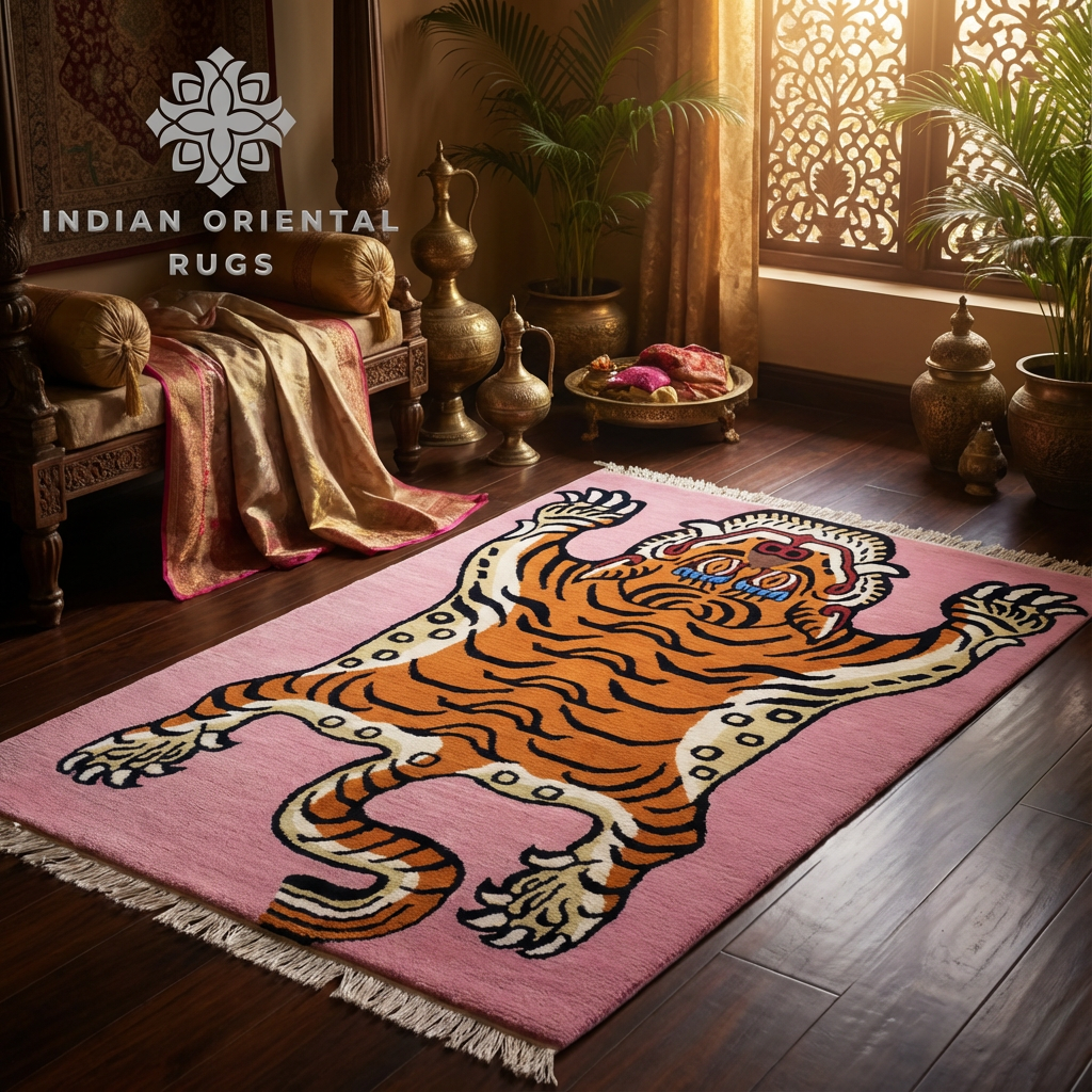 Hand Knotted Carpet – Elegant Oriental Wool Rug – Classic Design – Multiple Sizes Available