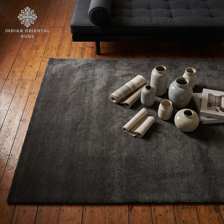 Elegant Hand Tufted Wool Floor Rug – Durable & Stylish
