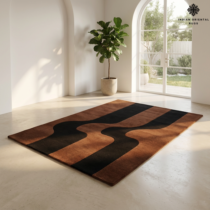 Hand Tufted Wool Area Rug — Classic Luxury Oriental Rug in Multiple Sizes