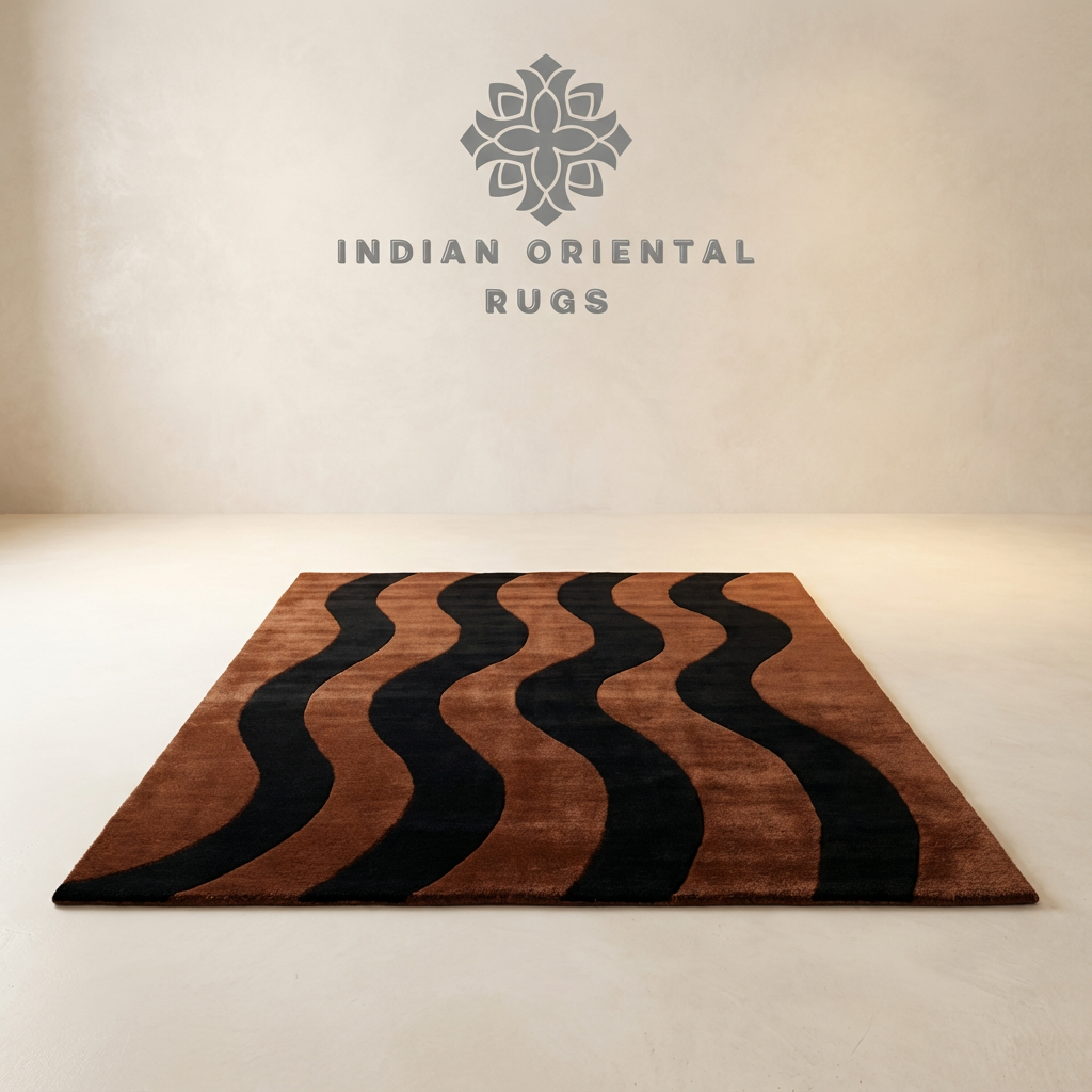 Hand Tufted Wool Area Rug — Classic Luxury Oriental Rug in Multiple Sizes
