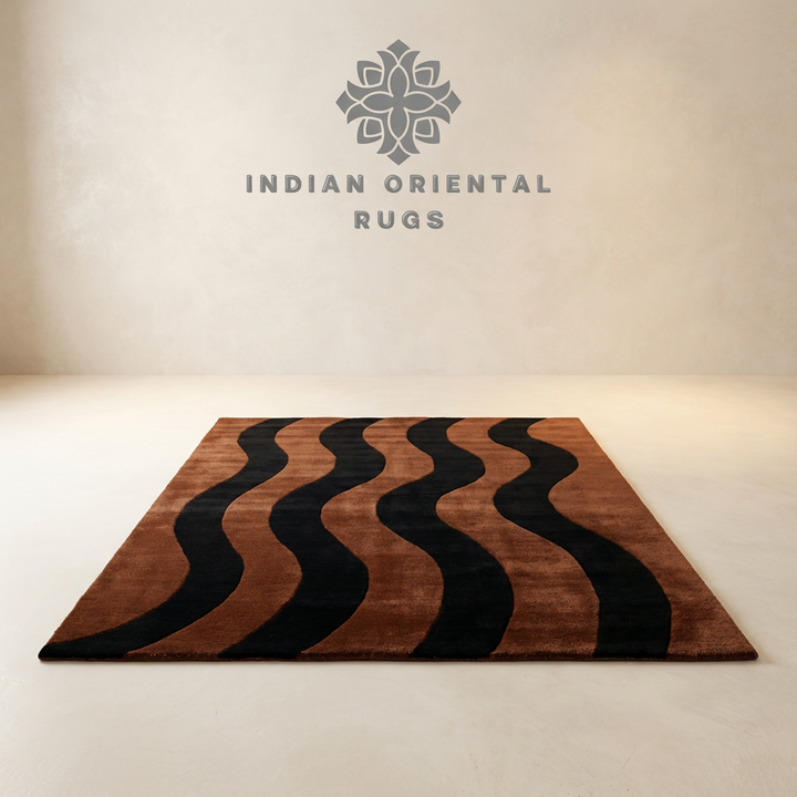 Hand Tufted Wool Area Rug — Classic Luxury Oriental Rug in Multiple Sizes
