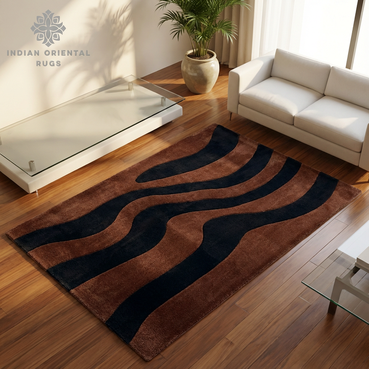 Hand Tufted Wool Area Rug — Classic Luxury Oriental Rug in Multiple Sizes
