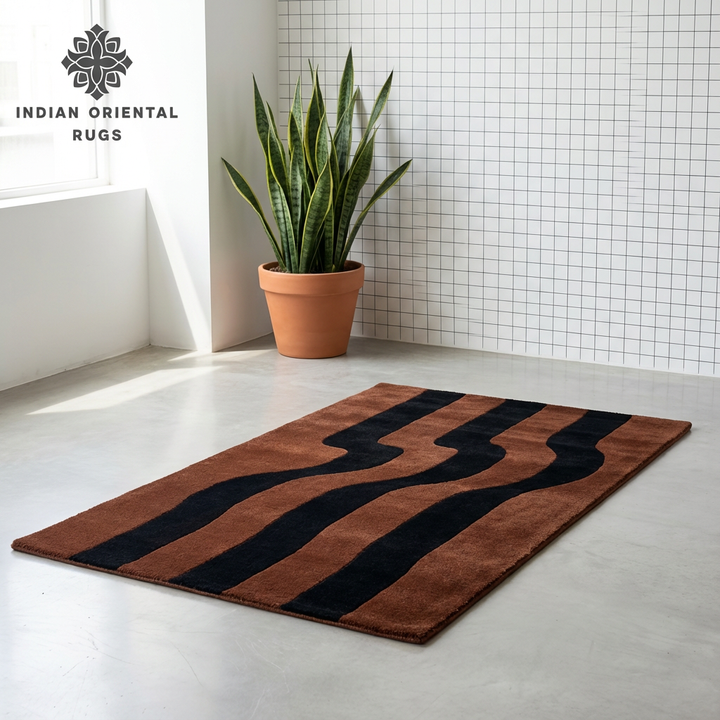 Hand Tufted Wool Area Rug — Classic Luxury Oriental Rug in Multiple Sizes