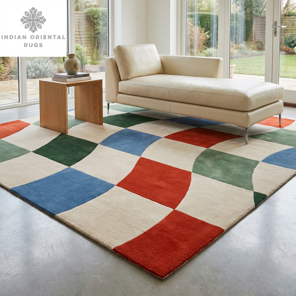 Premium Hand Tufted Oriental Wool Rug – Multiple Sizes