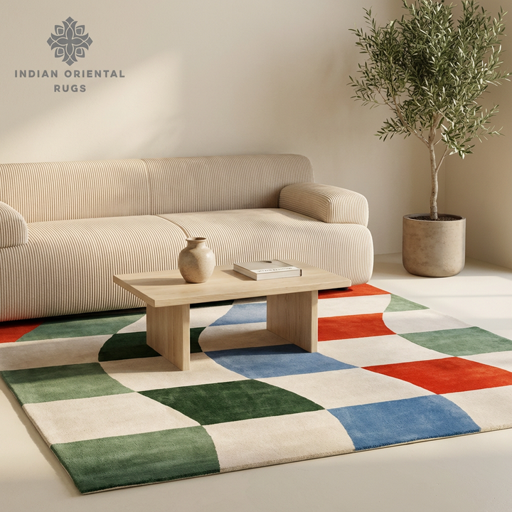 Premium Hand Tufted Oriental Wool Rug – Multiple Sizes