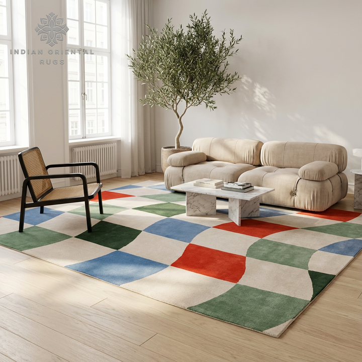 Premium Hand Tufted Oriental Wool Rug – Multiple Sizes