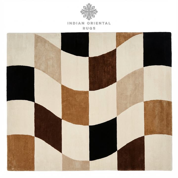 Hand‑Tufted Blended & New Zealand Wool Traditional Oriental Rug – Classic Design