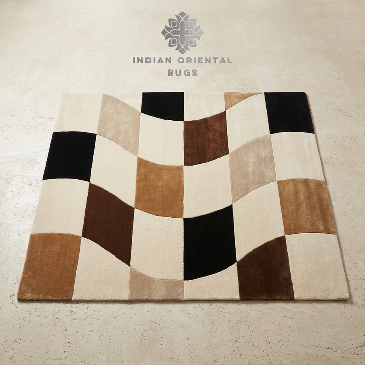 Hand‑Tufted Blended & New Zealand Wool Traditional Oriental Rug – Classic Design