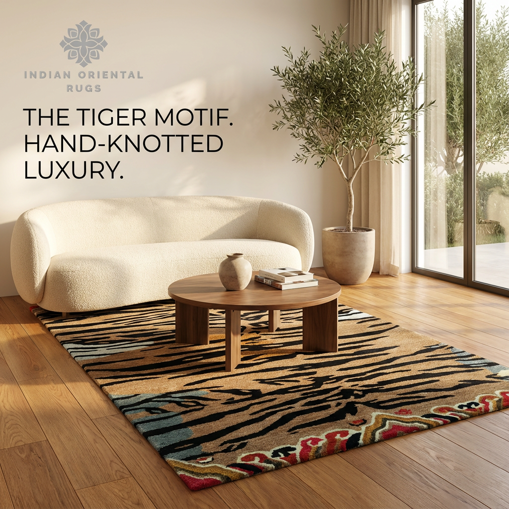 Hand Tufted Wool Area Rug — Premium Classic Oriental Rug in Multiple Sizes