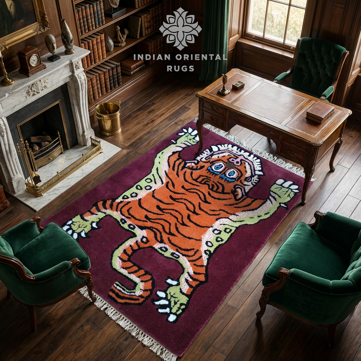 Premium Hand Knotted Wool Oriental Rug – Classic Floral Design – Multiple Sizes Available