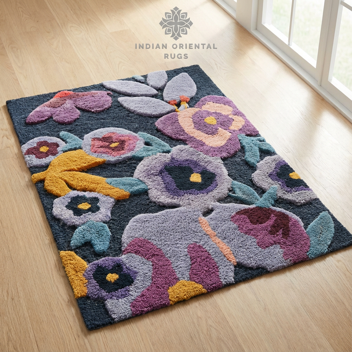 Hand Tufted Wool Area Rug — Premium Luxury Oriental Rug in Multiple Sizes