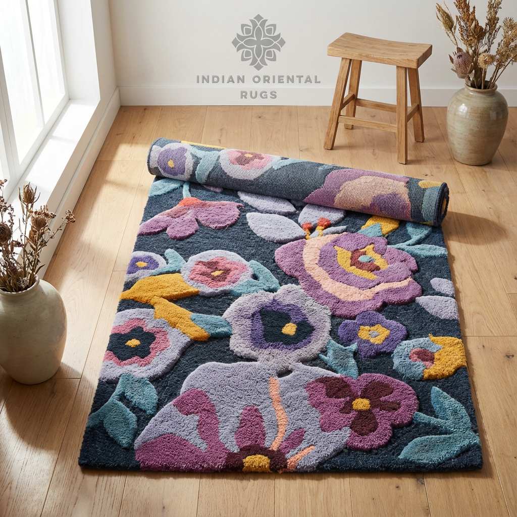 Hand Tufted Wool Area Rug — Premium Luxury Oriental Rug in Multiple Sizes