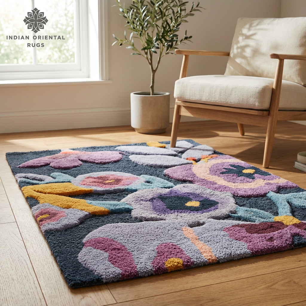 Hand Tufted Wool Area Rug — Premium Luxury Oriental Rug in Multiple Sizes