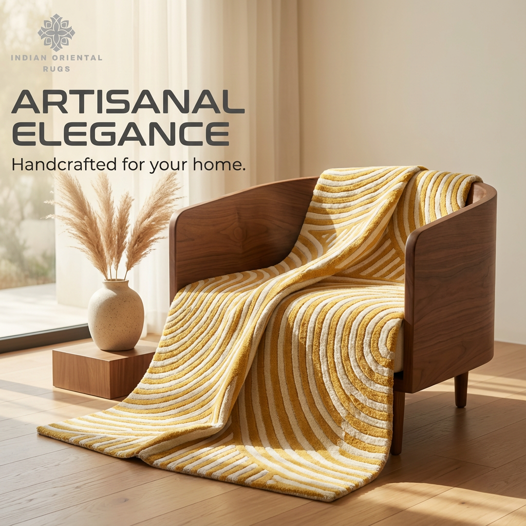 Hand Tufted Wool Oriental Area Rug – Classic & Versatile Floor Décor