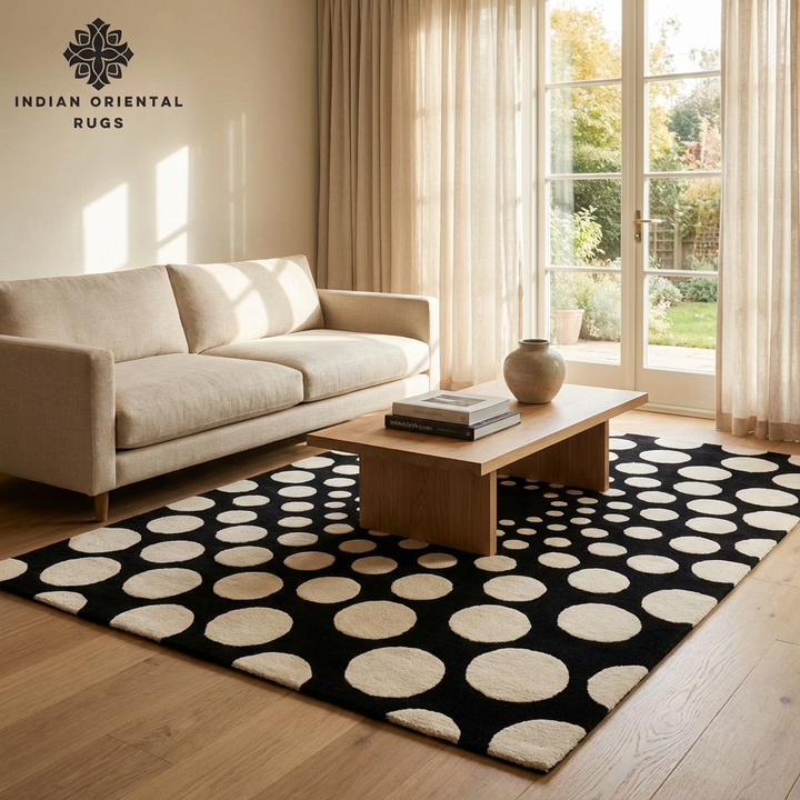 Hand Tufted Blended Wool Oriental Area Rug – Classic Timeless Design