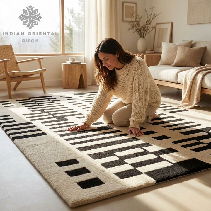 Hand Tufted Blended Wool Oriental Area Rug – Timeless Classic Floor Décor