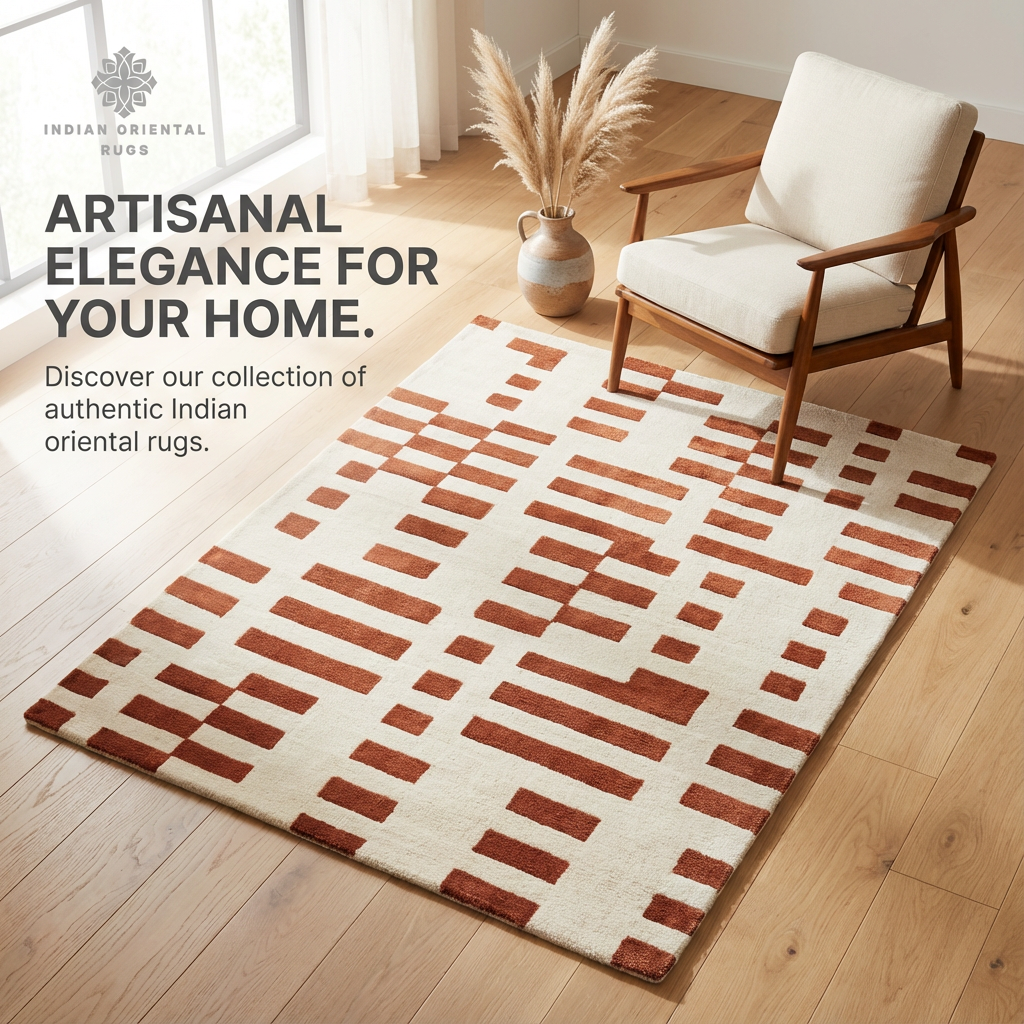 Premium Handcrafted Oriental Style Rug – Soft Texture & Traditional Motif