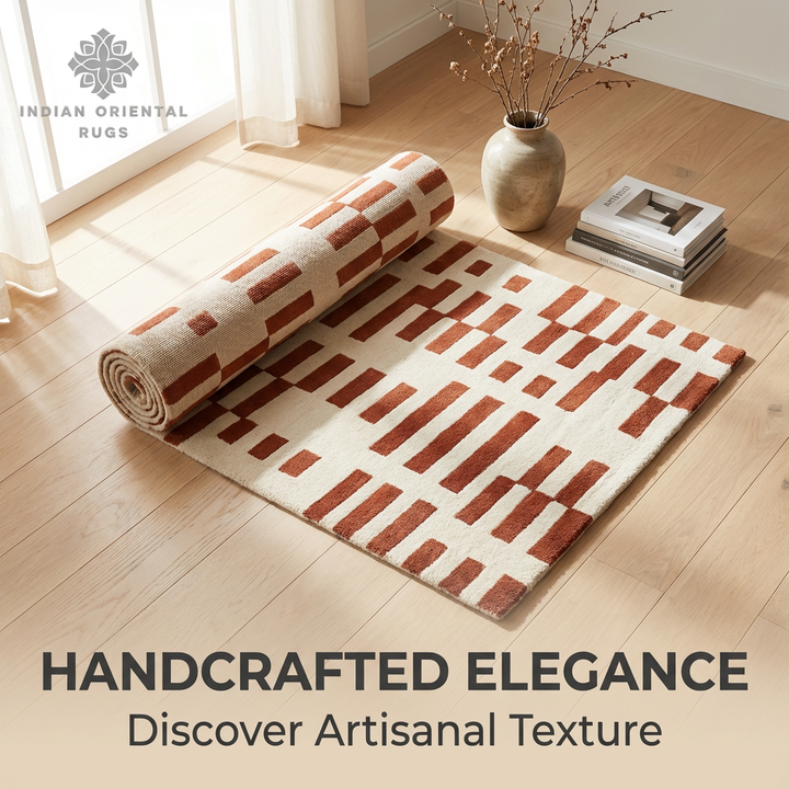 Premium Handcrafted Oriental Style Rug – Soft Texture & Traditional Motif