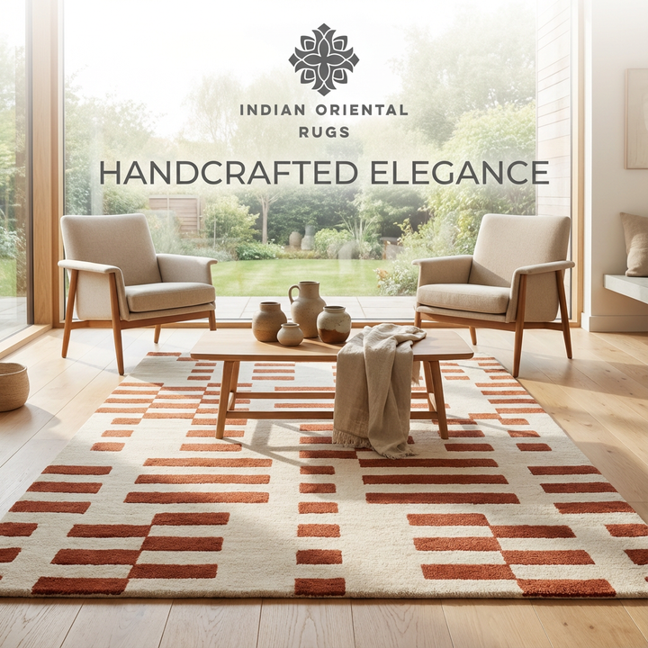 Premium Handcrafted Oriental Style Rug – Soft Texture & Traditional Motif