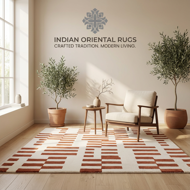 Premium Handcrafted Oriental Style Rug – Soft Texture & Traditional Motif
