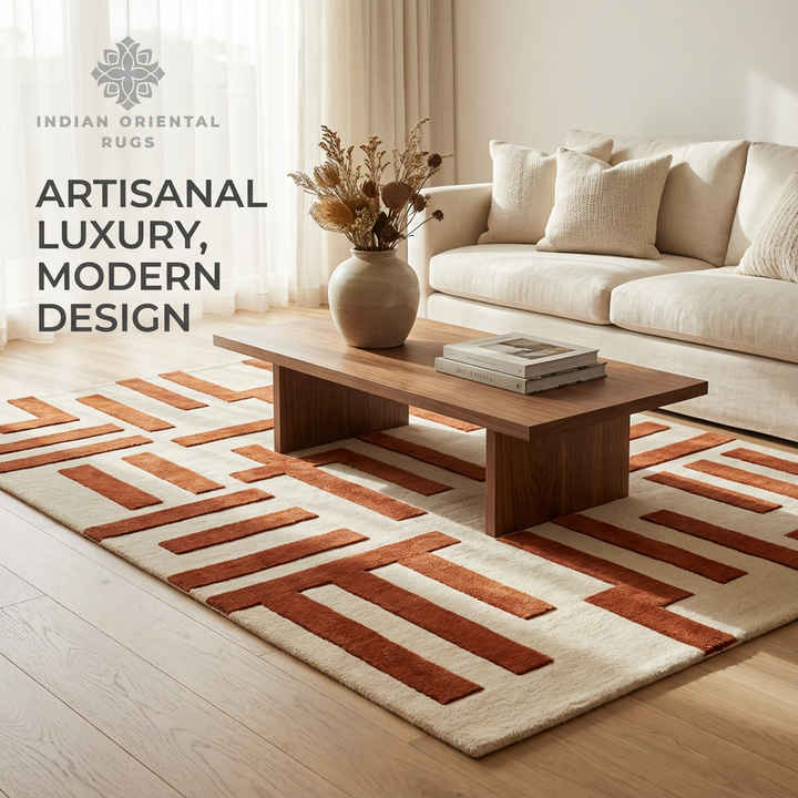 Hand Tufted New Zealand Wool Oriental Rug – Classic Elegance for Your Home