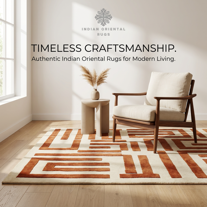 Hand Tufted New Zealand Wool Oriental Rug – Classic Elegance for Your Home