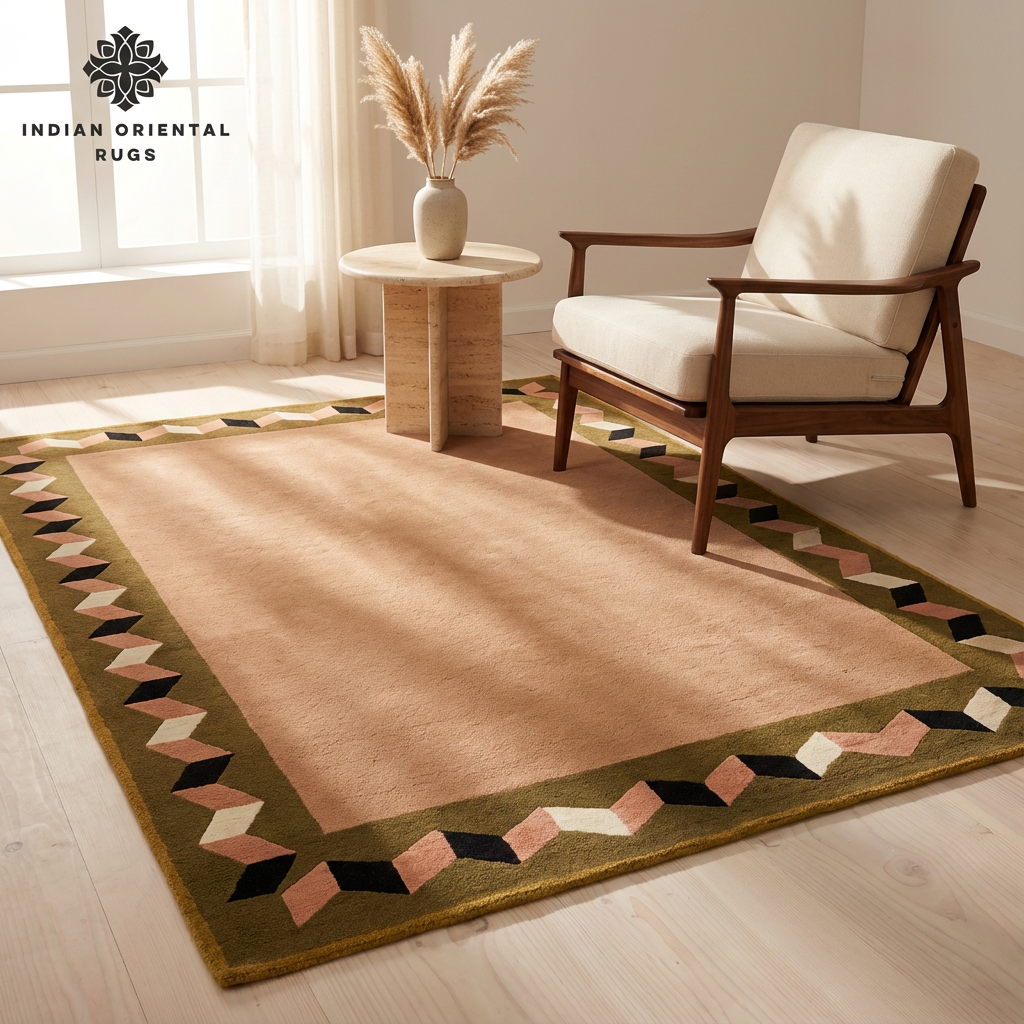 Hand Tufted New Zealand Wool Oriental Rug – Elegant Traditional DesignHand Tufted New Zealand Wool Oriental Rug – Elegant Traditional Design