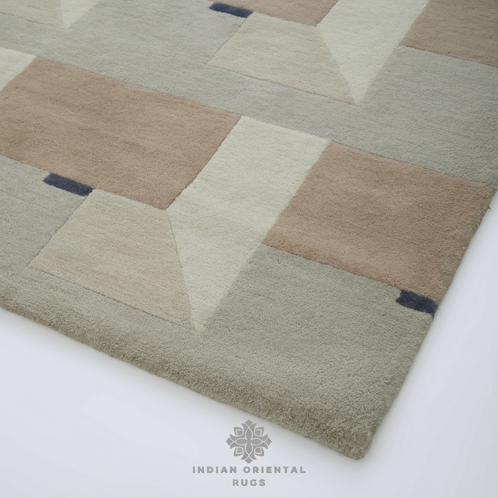 Hand-Tufted Blended Wool & New Zealand Wool Oriental Area Rug – Classic Texture & Timeless Floor Décor