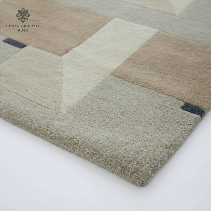 Hand-Tufted Blended Wool & New Zealand Wool Oriental Area Rug – Classic Texture & Timeless Floor Décor