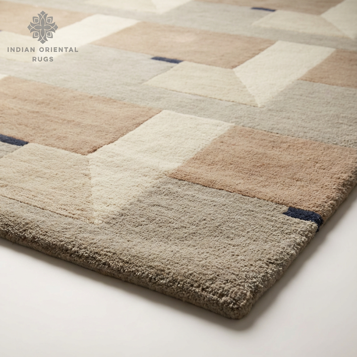 Hand-Tufted Blended Wool & New Zealand Wool Oriental Area Rug – Classic Texture & Timeless Floor Décor