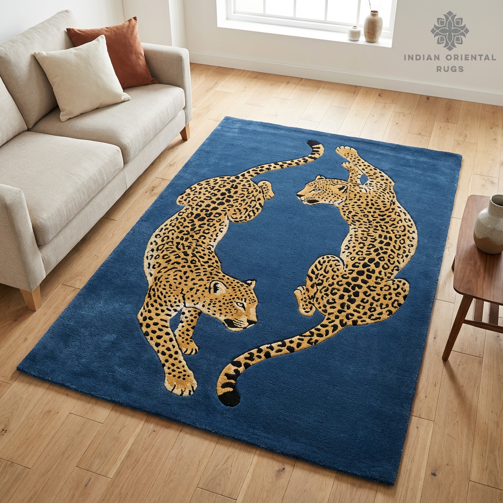 Hand-Tufted Blended Wool & New Zealand Wool Oriental Area Rug – Classic Texture & Timeless Design