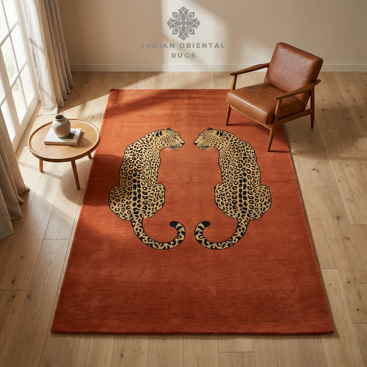 Hand-Tufted Blended Wool & New Zealand Wool Oriental Area Rug – Elegant Texture & Timeless Living Room Décor