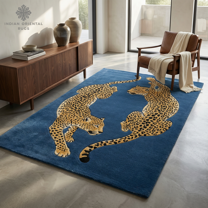 Hand-Tufted Blended Wool & New Zealand Wool Oriental Area Rug – Classic Texture & Timeless Design