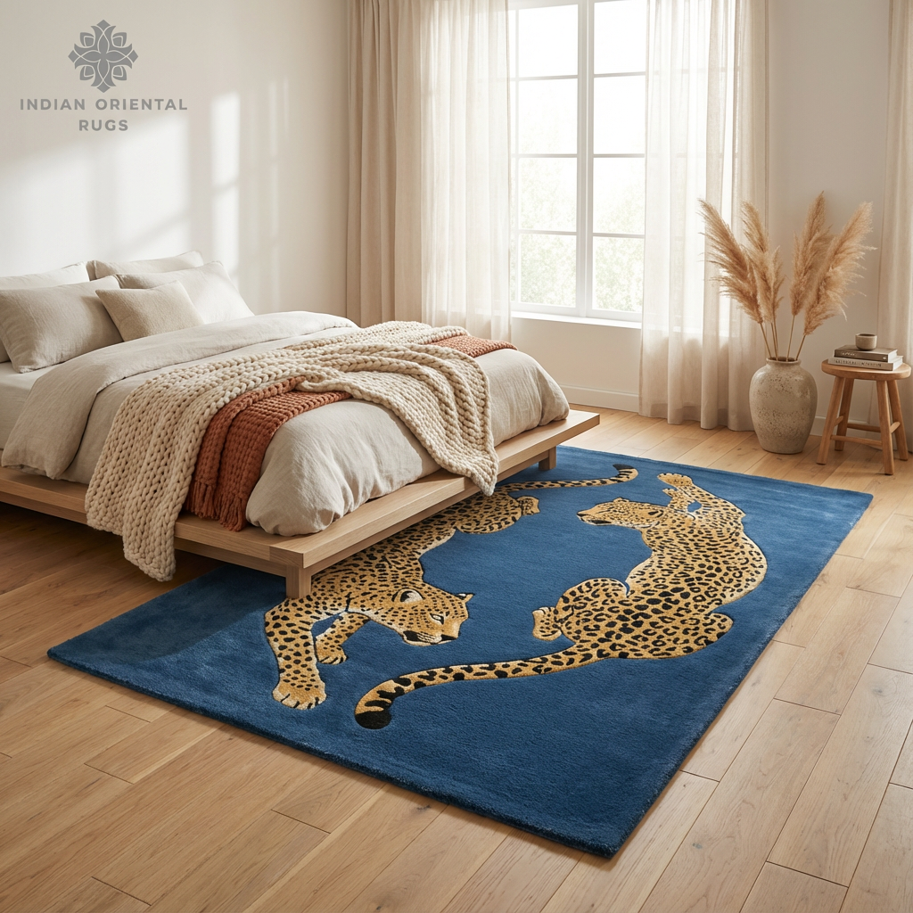 Hand-Tufted Blended Wool & New Zealand Wool Oriental Area Rug – Classic Texture & Timeless Design