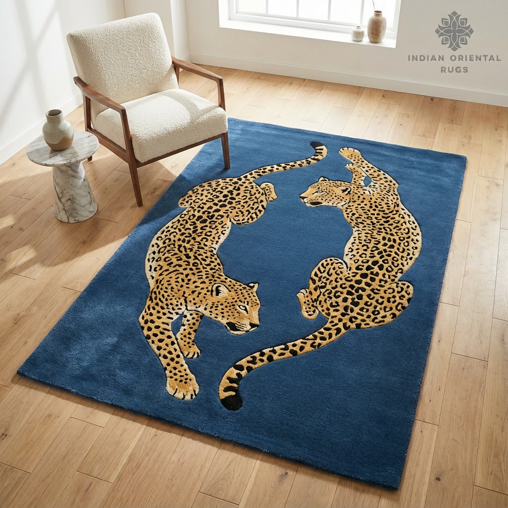 Hand-Tufted Blended Wool & New Zealand Wool Oriental Area Rug – Classic Texture & Timeless Design