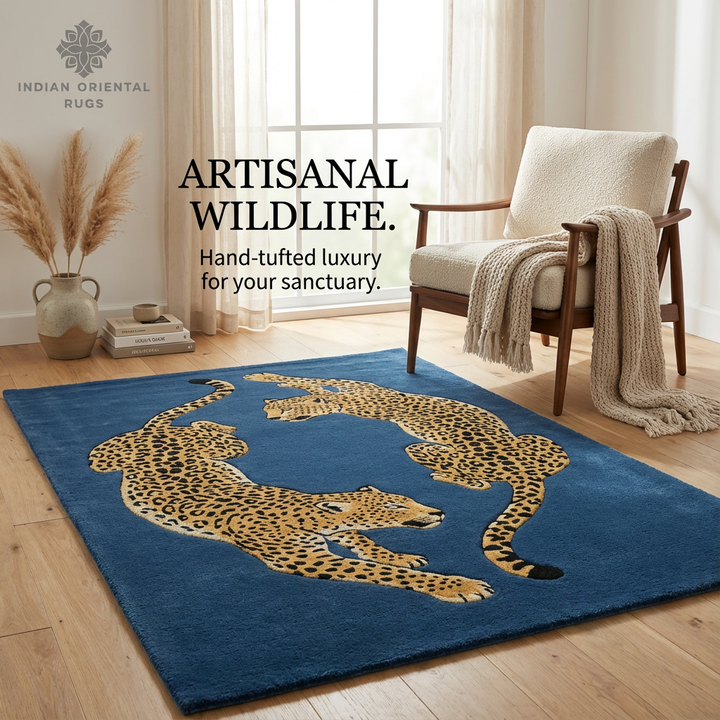 Hand-Tufted Blended Wool & New Zealand Wool Oriental Area Rug – Classic Texture & Timeless Design