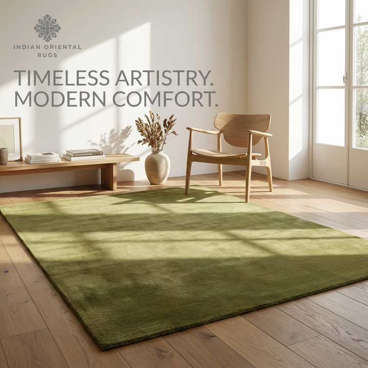 Hand‑Tufted Wool Oriental Rug – Classic & Versatile Area Floor Covering
