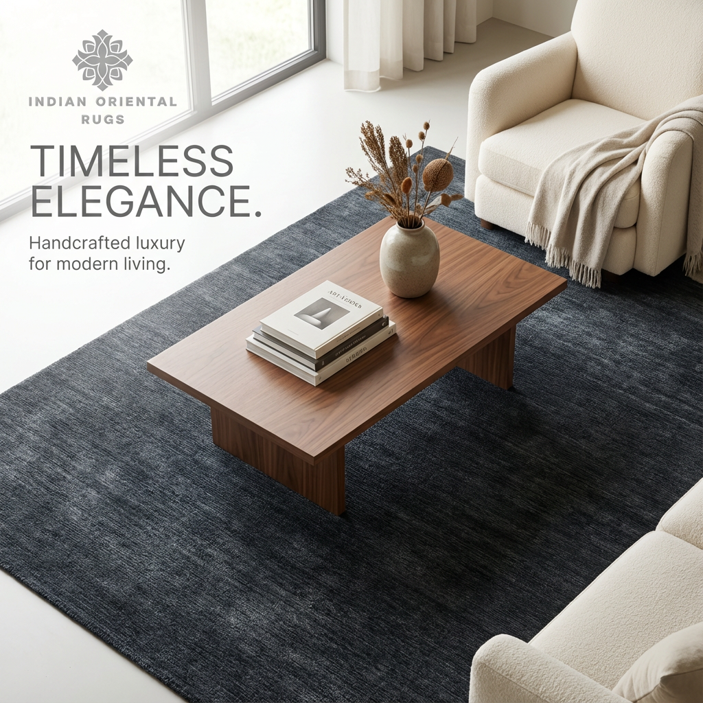 Hand‑Tufted Blended Wool Rug – Classic Oriental Inspired Design