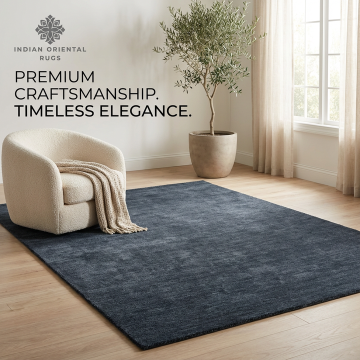 Hand‑Tufted Blended Wool Rug – Classic Oriental Inspired Design