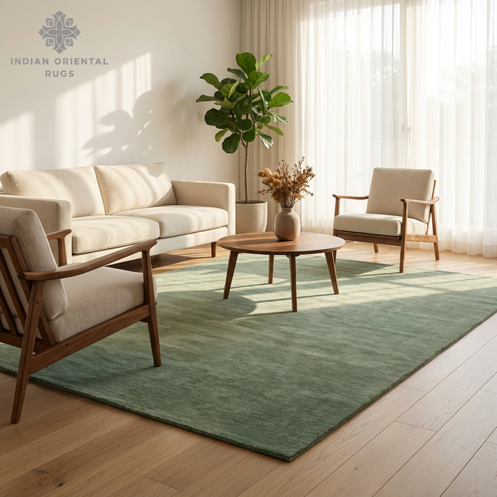 Hand‑Tufted Blended Wool Oriental Rug – Classic Timeless Design