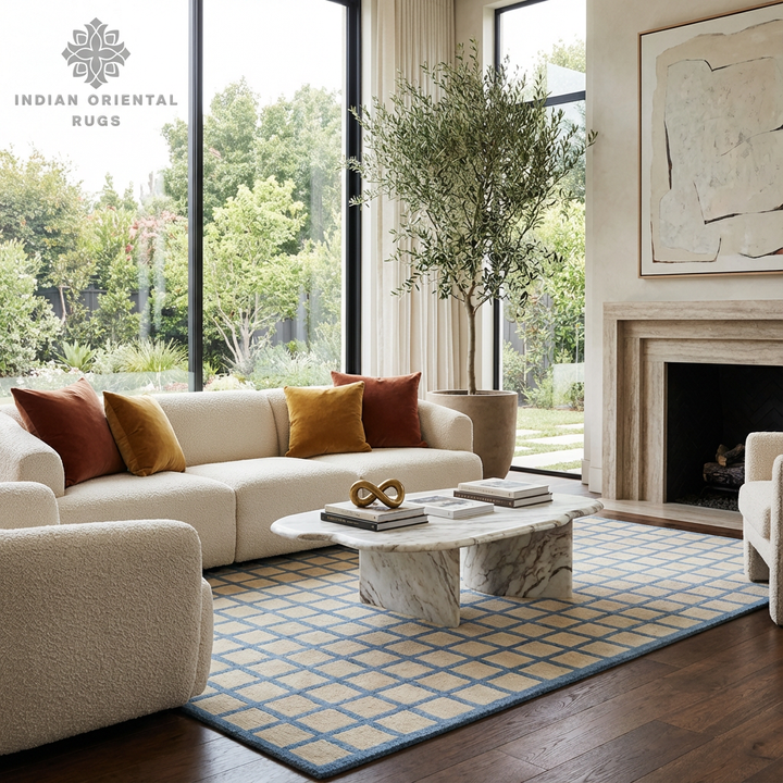 Hand-Tufted Blended Wool Oriental Rug – Classic Timeless Design