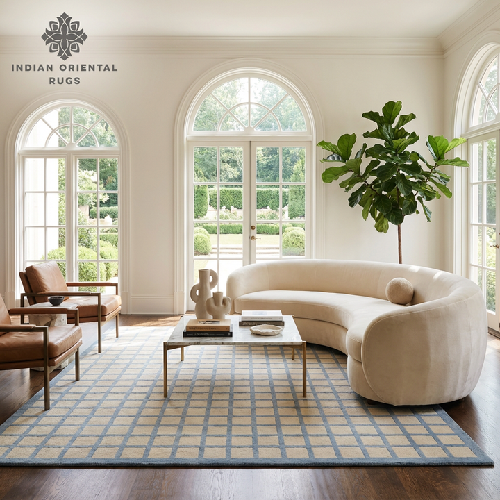 Hand-Tufted Blended Wool Oriental Rug – Classic Timeless Design