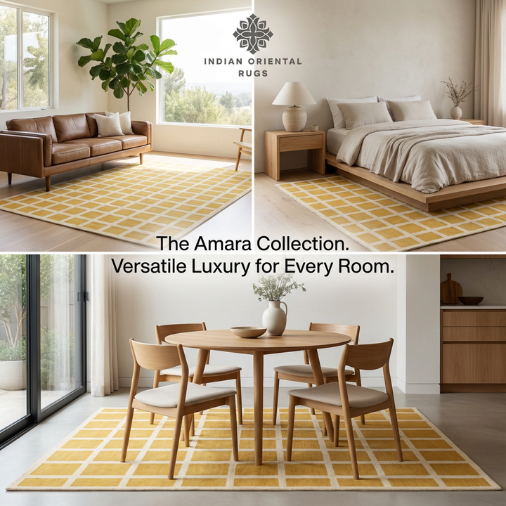 Hand-Tufted New Zealand Wool Area Rug – Classic Textured Design